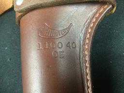 Hunter holster and Leather Belt