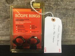 Millet Scope Rings .22cal Smooth Med.
