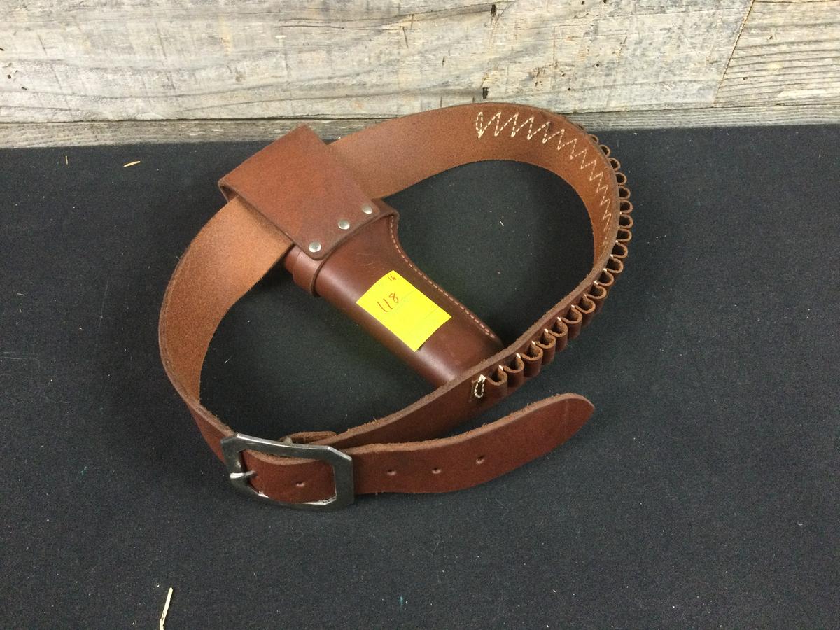 Hunter holster and Leather Belt
