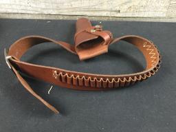 Hunter holster and Leather Belt