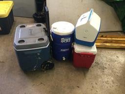 4 Coolers, all in good condition and clean