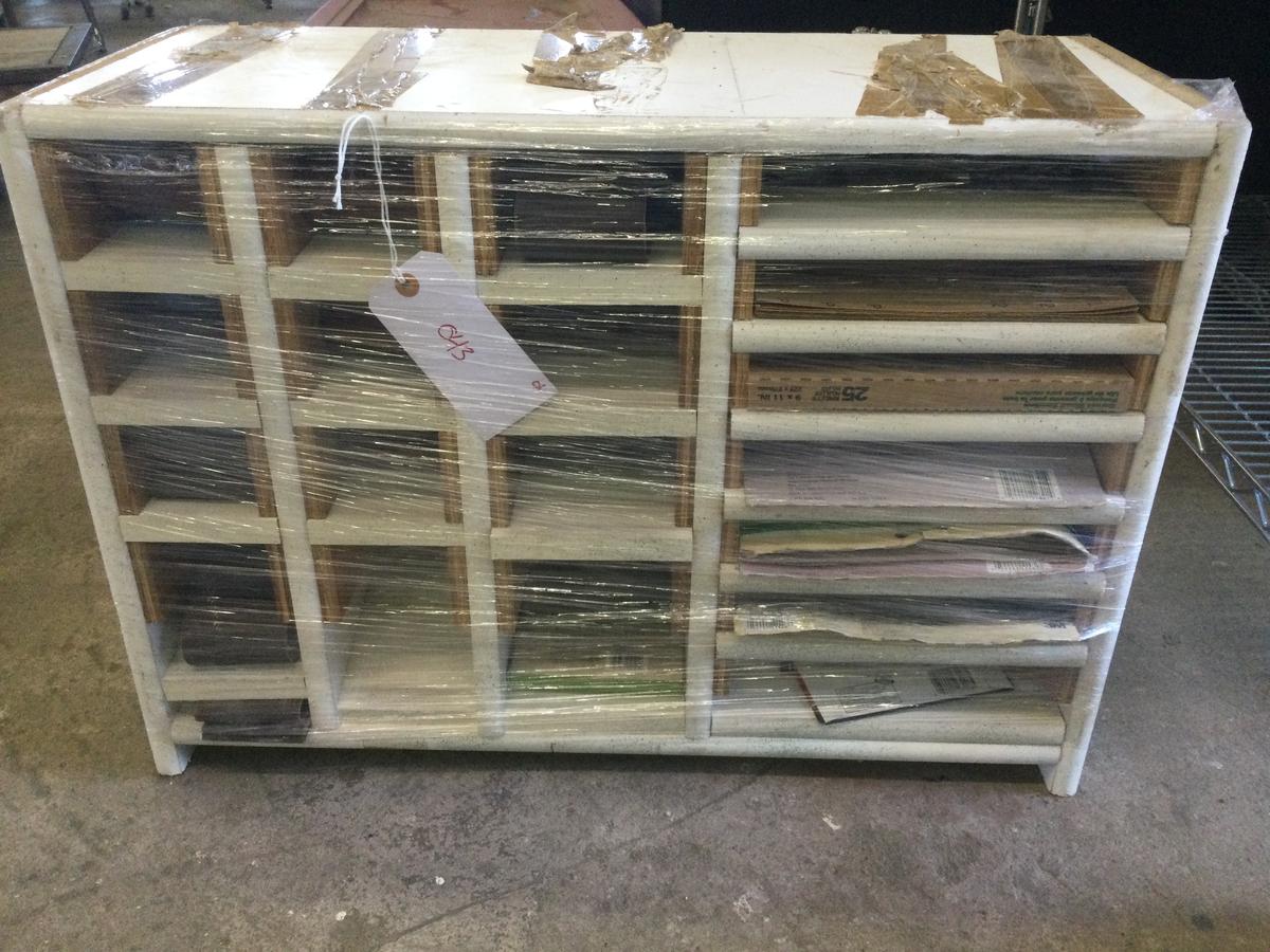 Chest of Drawers, full of assorted abrasive