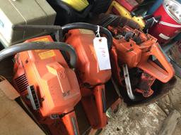 3 Chainsaw motors, parts donors