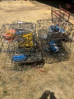 9 crab pots
