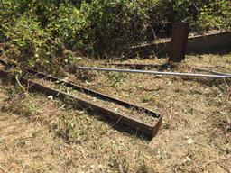 Large pile of steel and scrap metal