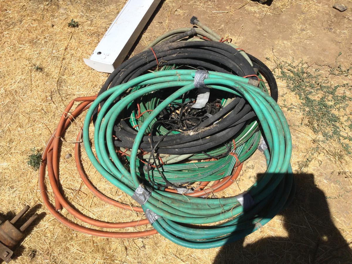 Pile of old hoses