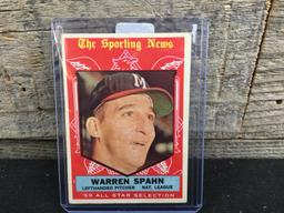 1959 Topps Warren Spahn Card