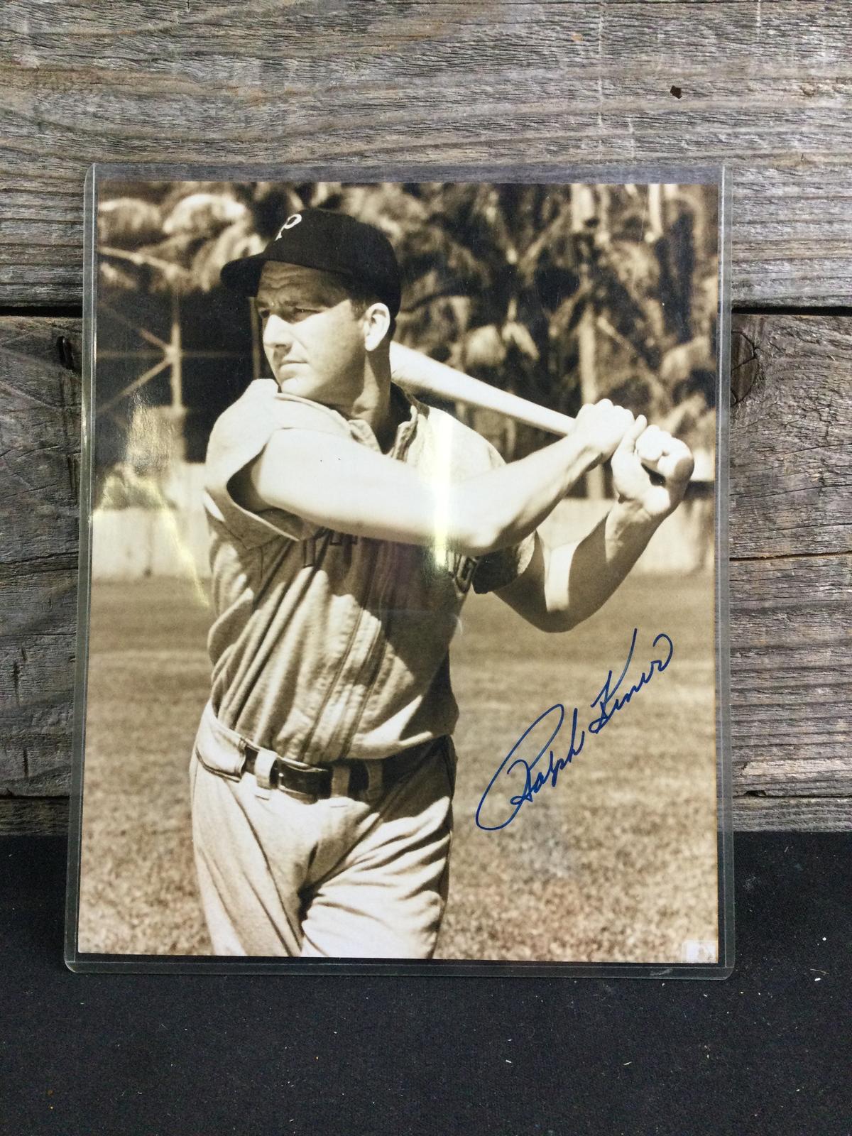 Autographed Ralph Kinder 8x10 with COA PSA/DNA