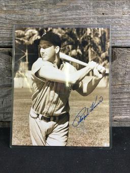 Autographed Ralph Kinder 8x10 with COA PSA/DNA