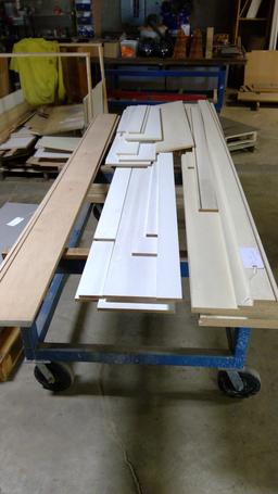 Assorted Draw Slot Press Boards, Cart Not Included