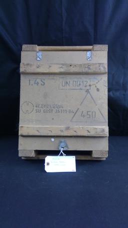 Original Russian Sardine Crate, Empty
