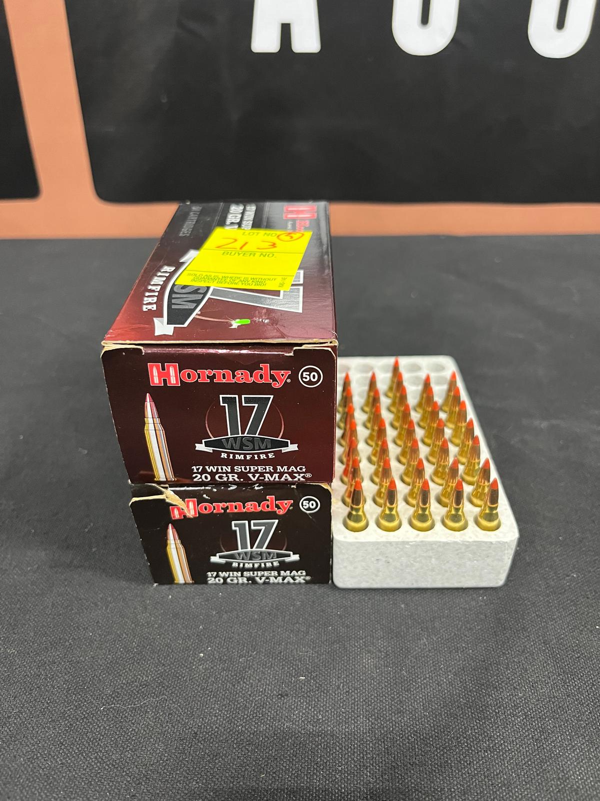 136 Rounds Of 17 Win Super Mag 20gr