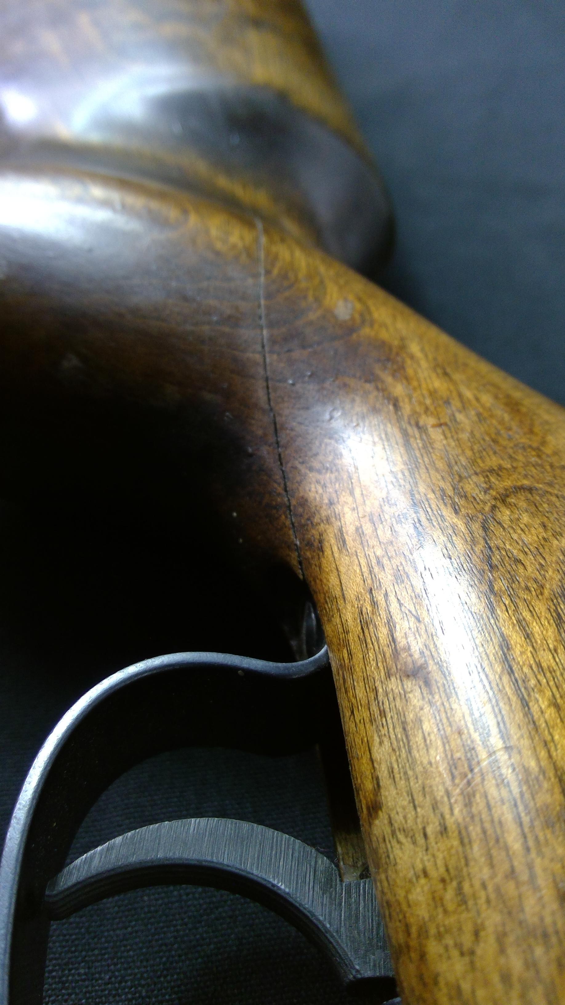Savage Anschütz .22LR with 2-7x Redfield Scope. Has a cracked Stock