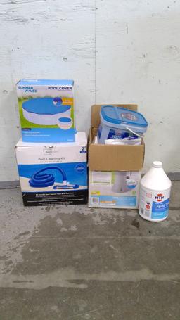 Assorted Pool Cleaning Supplies