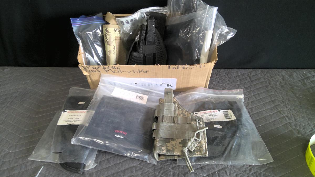 Box of Assorted Nylon Holsters