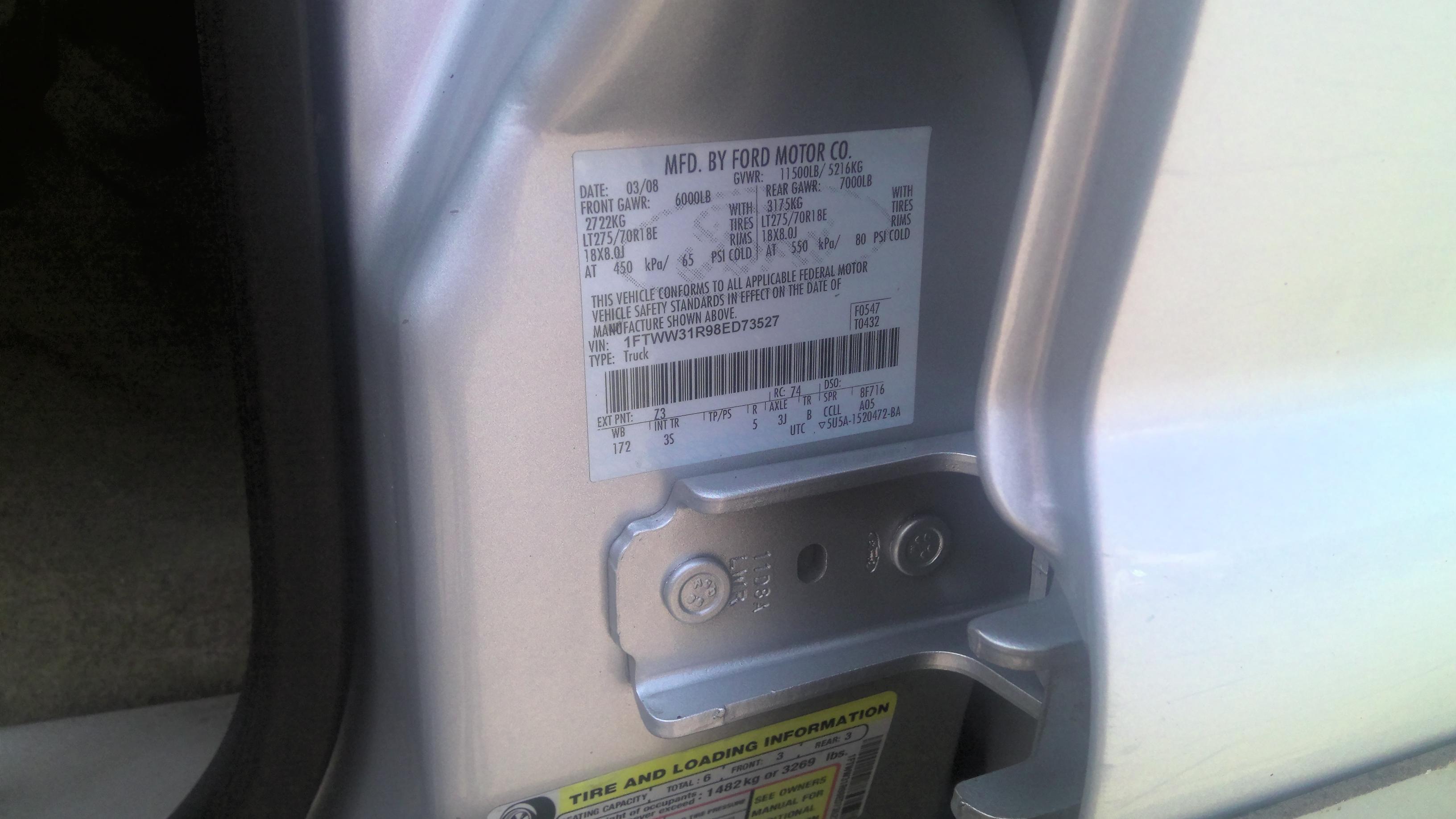 2008 Ford F350