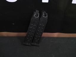 2 GLOCK 9MM 15rd MAGAZINES