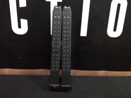 2 GLOCK 9MM 31rd MAGAZINES
