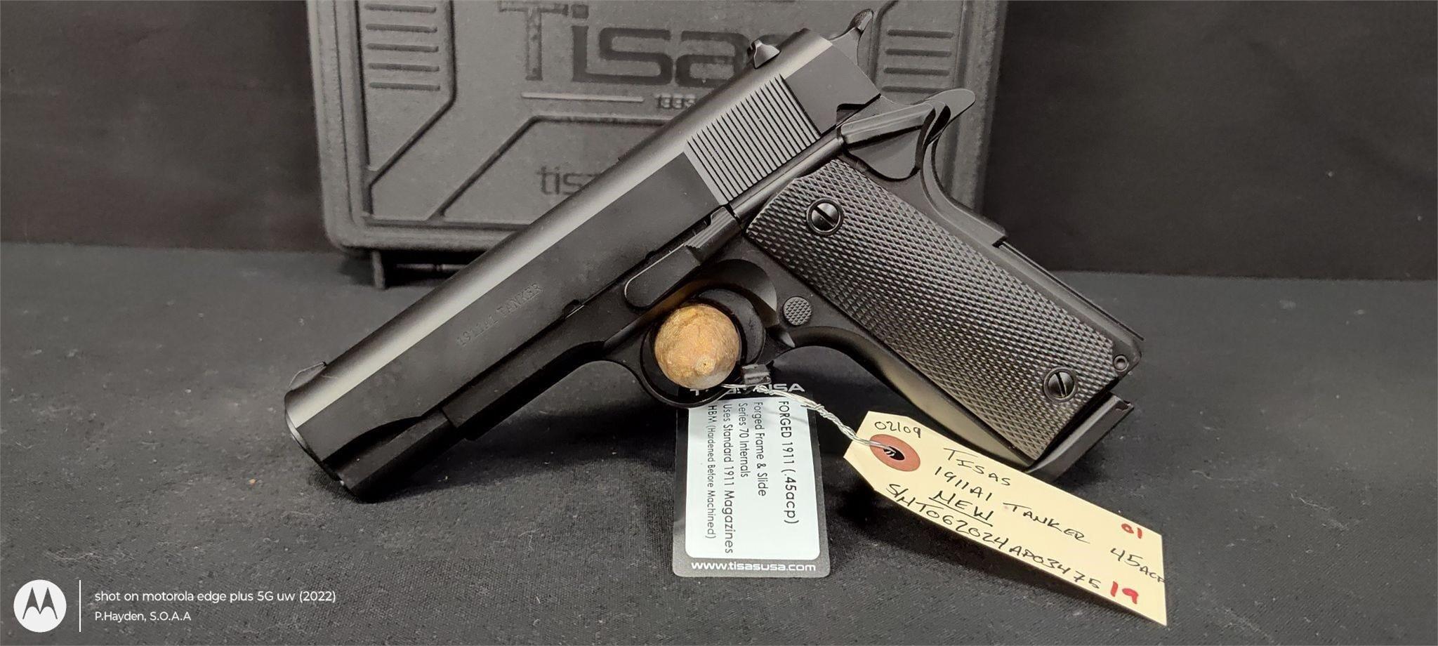NEW Tisas 1911A1 Tanker w/ Extra Mag, .45acp