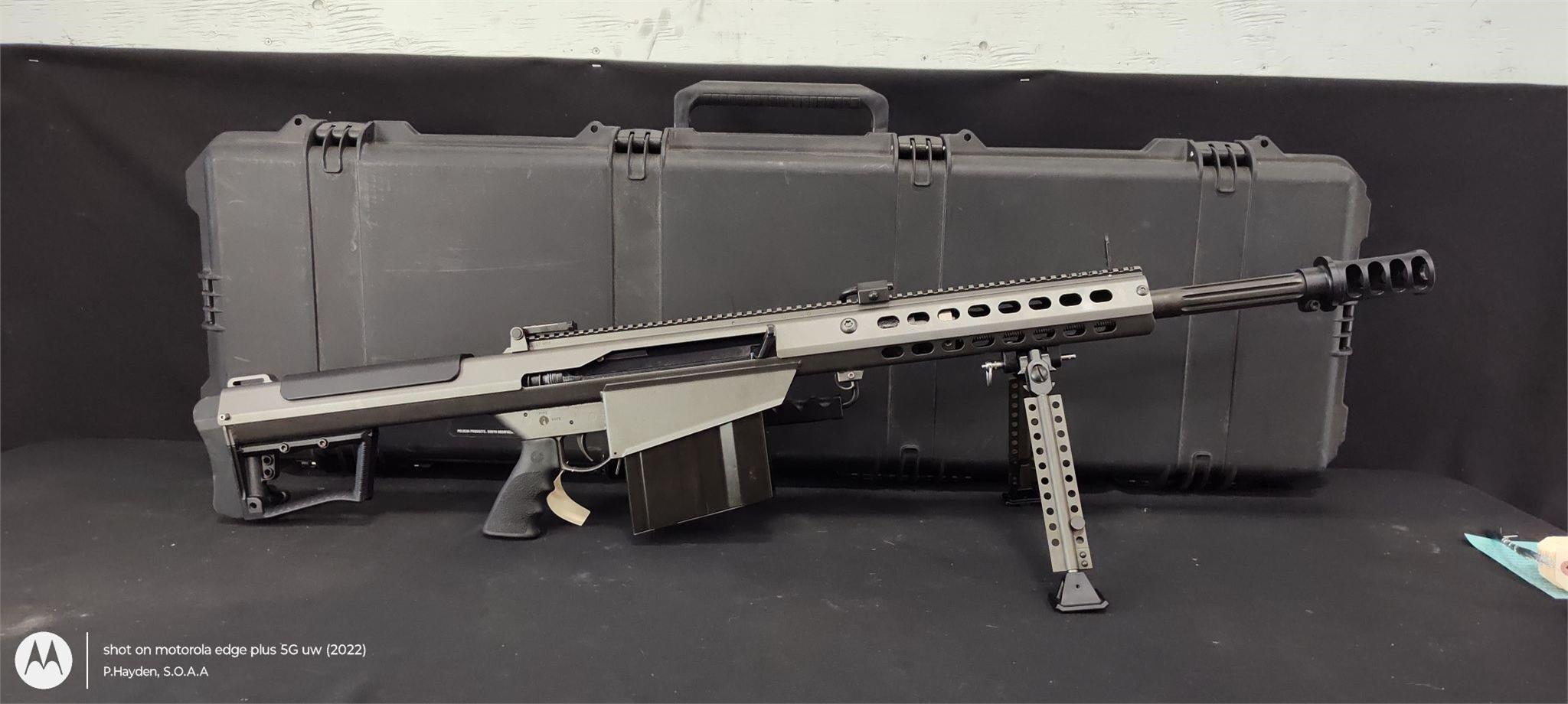 NEW Barrett M107A1 with Pelican Case, .50BMG