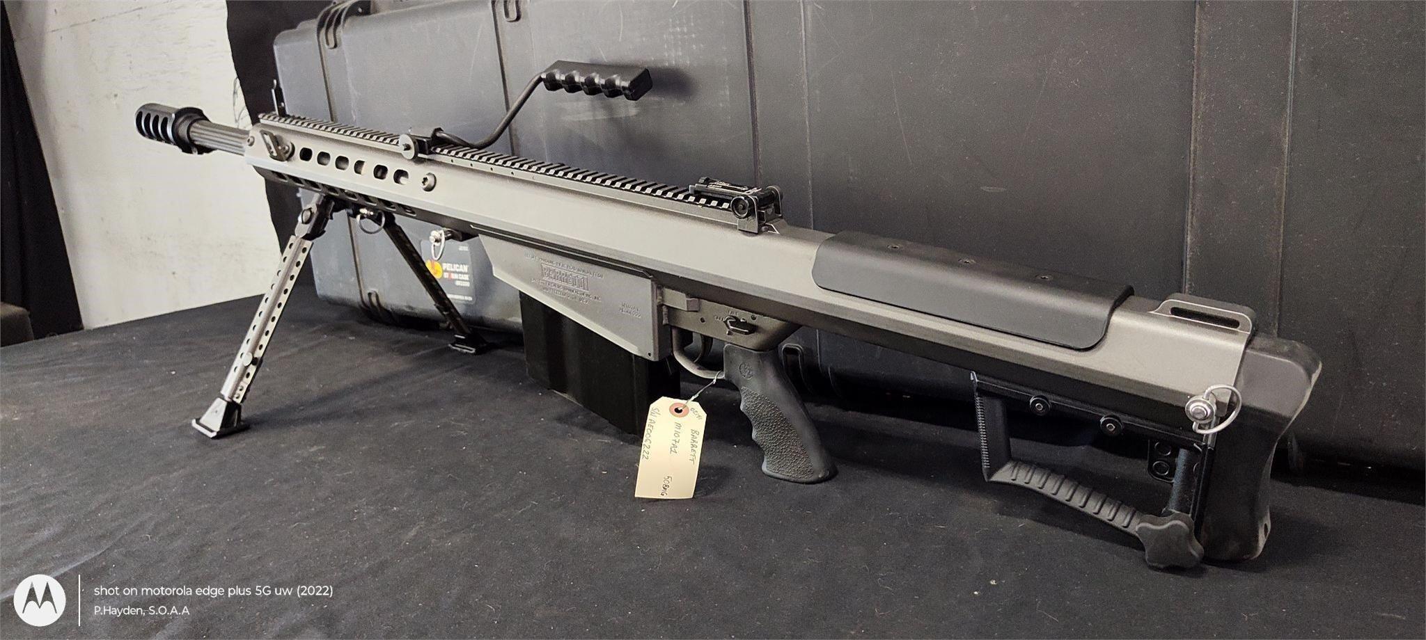 NEW Barrett M107A1 with Pelican Case, .50BMG
