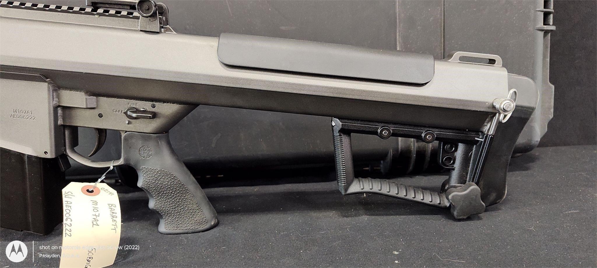 NEW Barrett M107A1 with Pelican Case, .50BMG