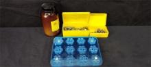 Assorted Reloading Components and Case Tray