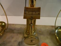 Three Classic Brass Balance Scales