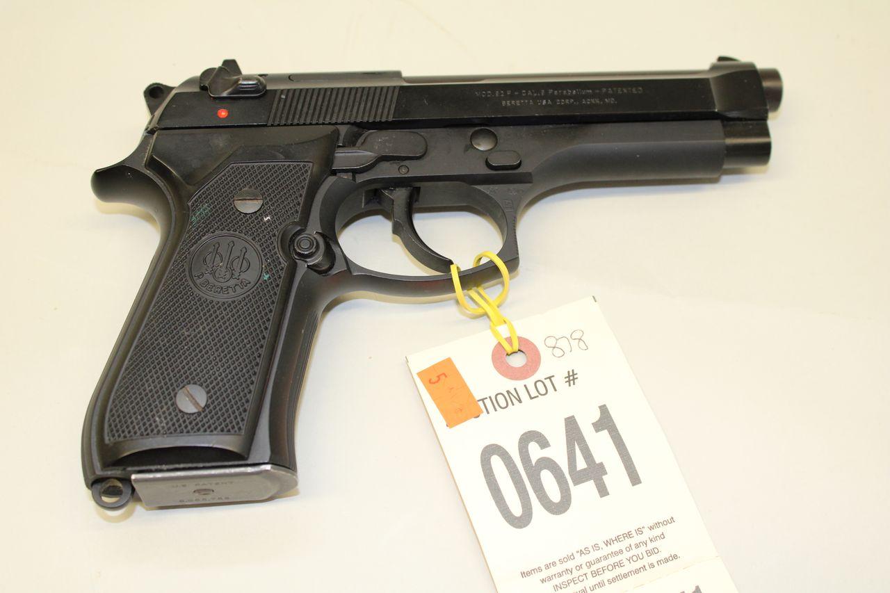 Beretta Model 92f Semi Auto Pistol