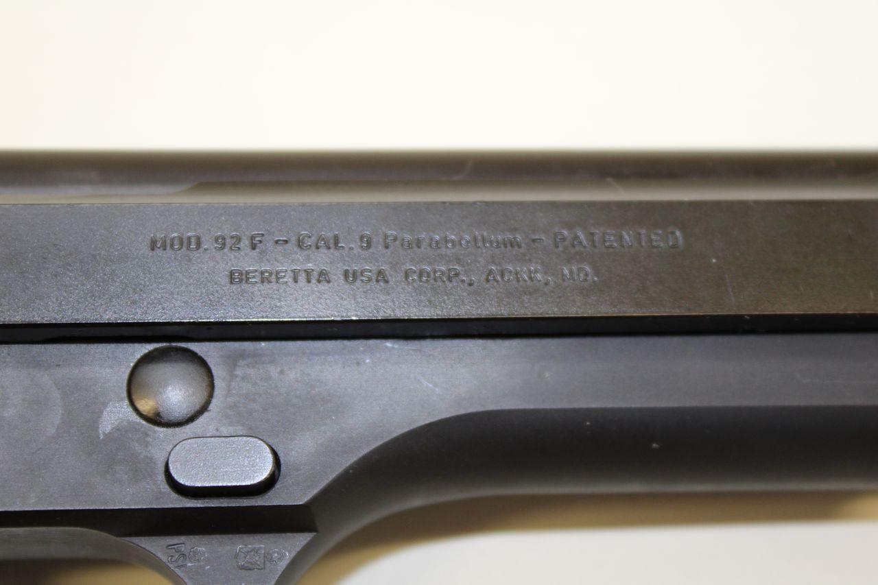 Beretta Model 92f Semi Auto Pistol