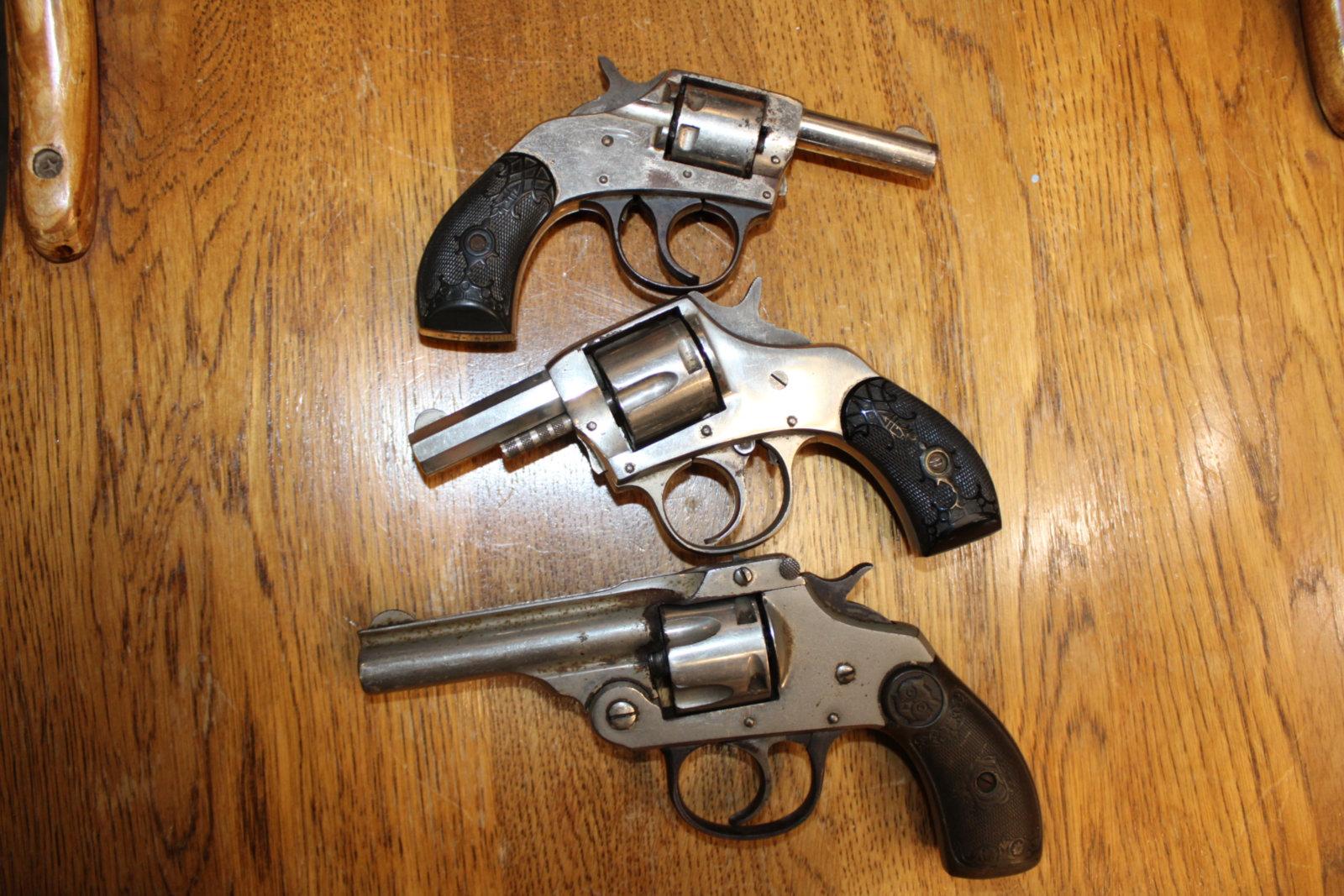 3 Us Pocket Revolvers