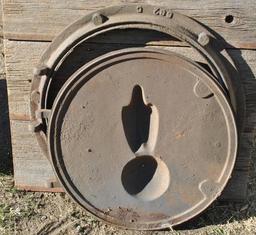 Case Steam Engine Front Smoke Box Door - New Casting