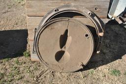 Case Steam Engine Front Smoke Box Door and Ring
