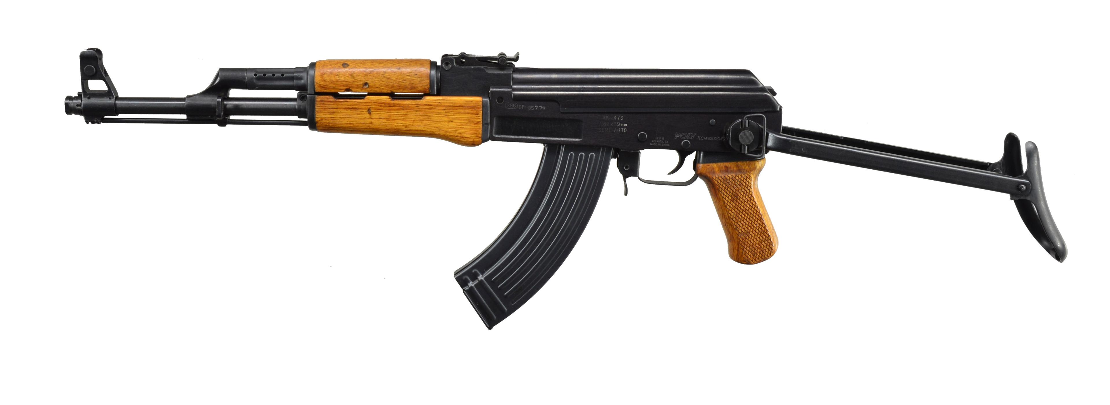 POLY TECHNOLOGIES AK-47S SEMI AUTO RIFLE.
