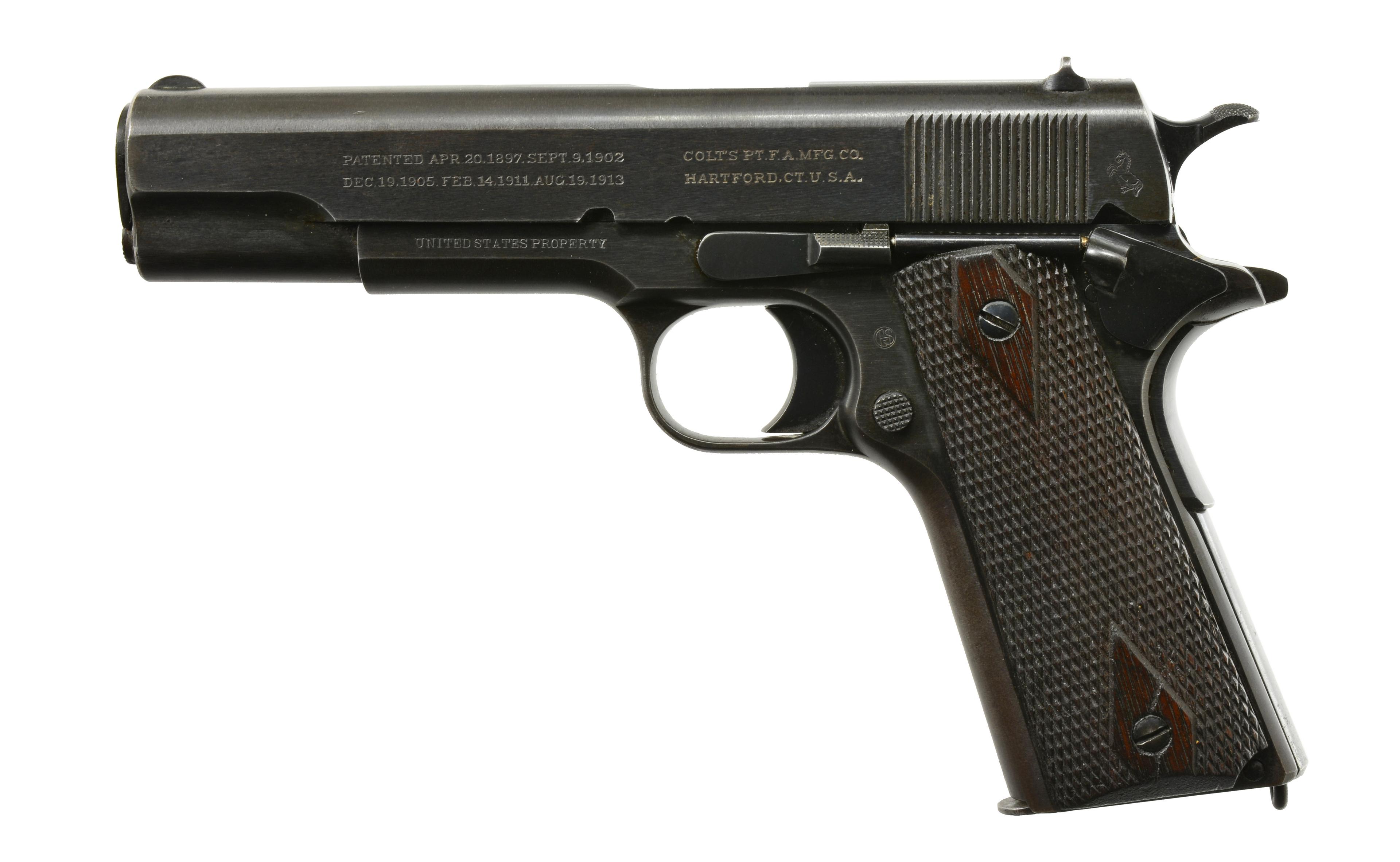 COLT MODEL 1911 SEMI AUTO PISTOL.