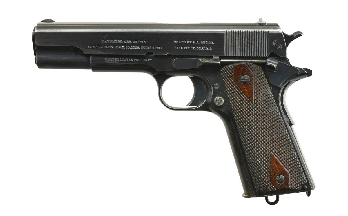 COLT MODEL 1911 SEMI AUTO PISTOL.