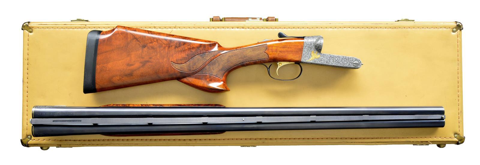 CECIL MILLS CUSTOM ENGRAVED WINCHESTER MODEL 21