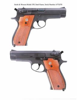SMITH & WESSON MODEL 539 SEMI-AUTO PISTOL.