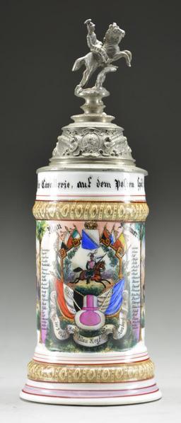 IMPERIAL GERMAN REGIMENTAL STEIN FROM THE KING'S
