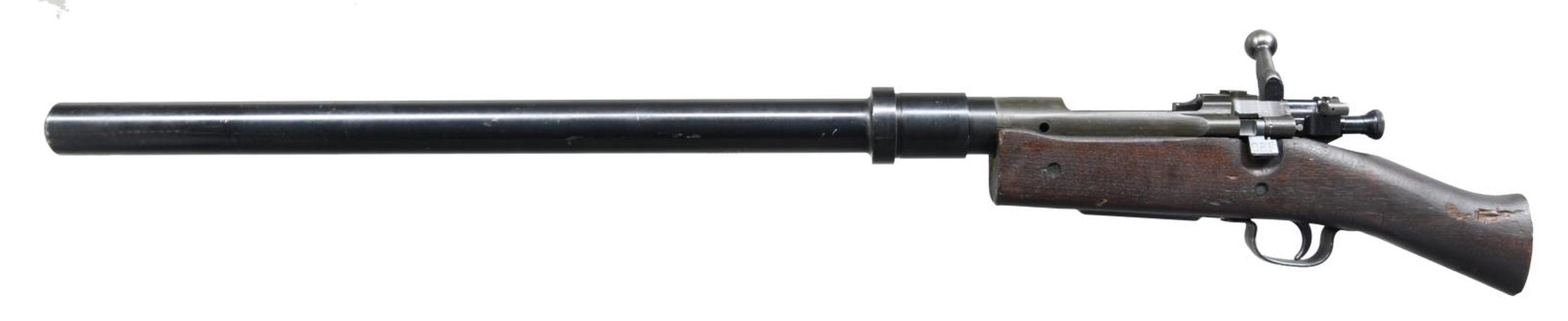 U.S. MILITARY MANN ACCURACY DEVICE W/ SMITH CORONA