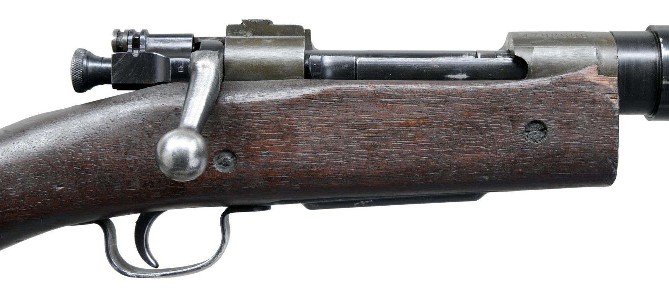 U.S. MILITARY MANN ACCURACY DEVICE W/ SMITH CORONA