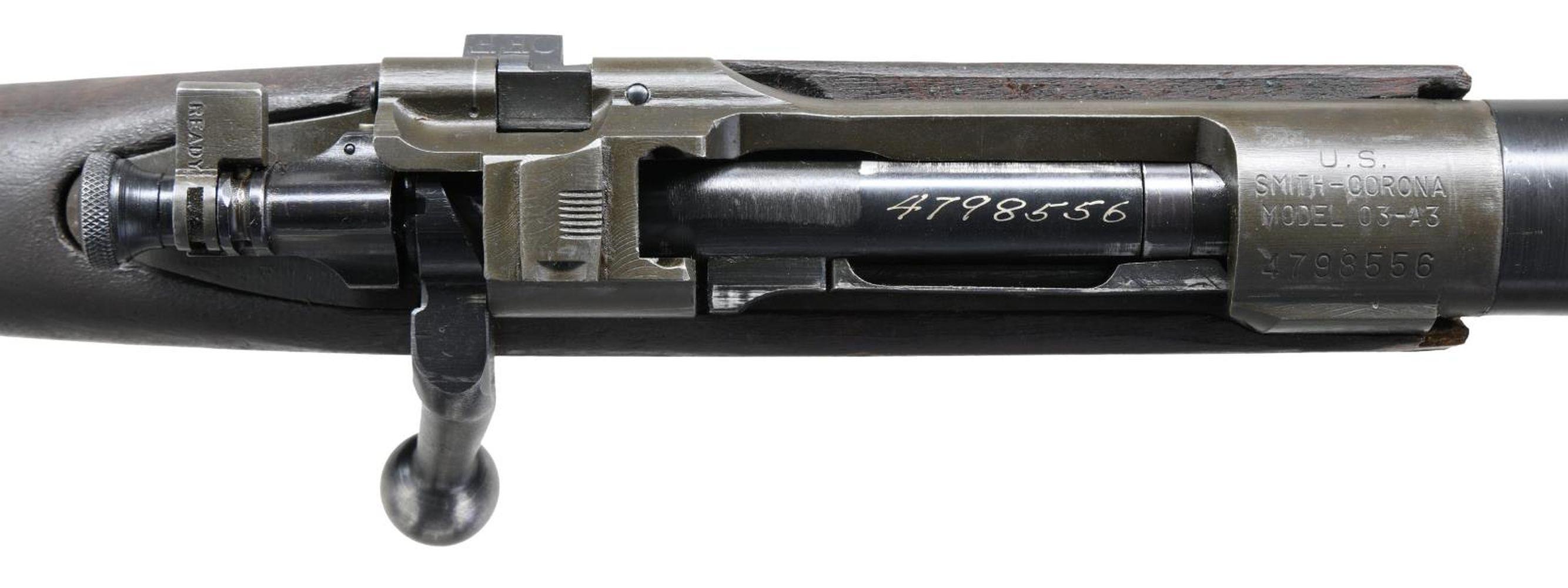 U.S. MILITARY MANN ACCURACY DEVICE W/ SMITH CORONA