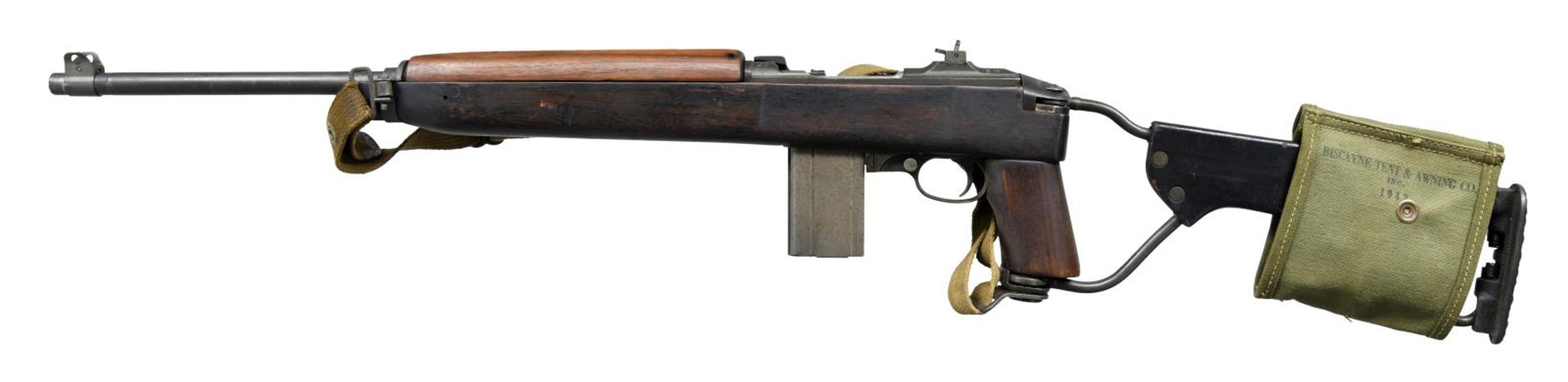 SCARCE U.S. WWII INLAND M1A1 PARATROOPER SEMI-AUTO