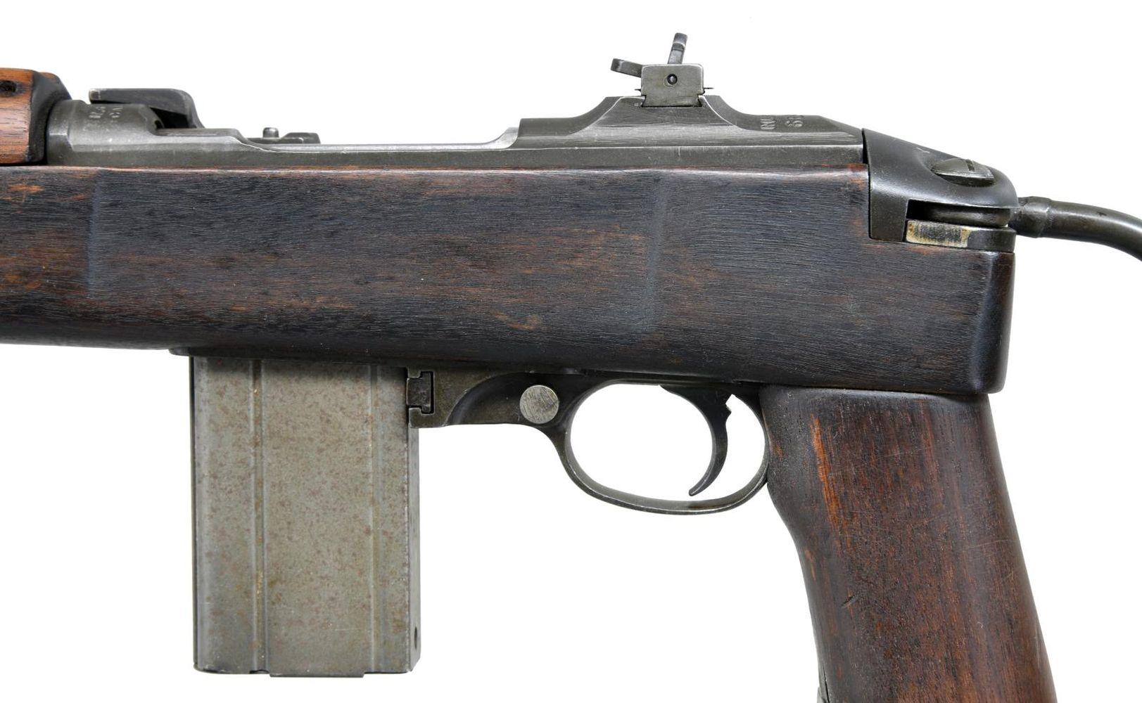 SCARCE U.S. WWII INLAND M1A1 PARATROOPER SEMI-AUTO