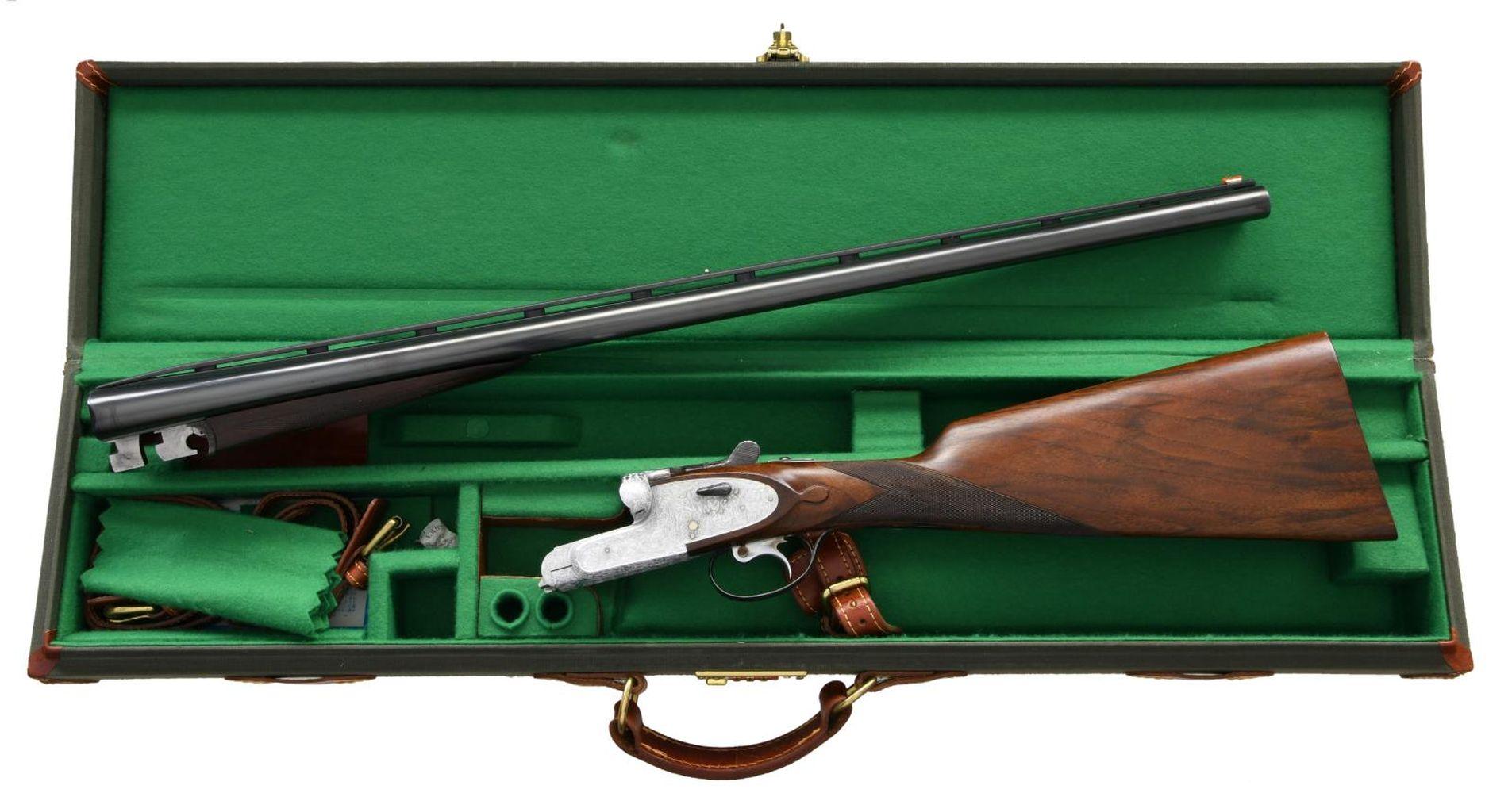 AYA 53 DELUXE SIDELOCK EJECTOR SINGLE TRIGGER GAME