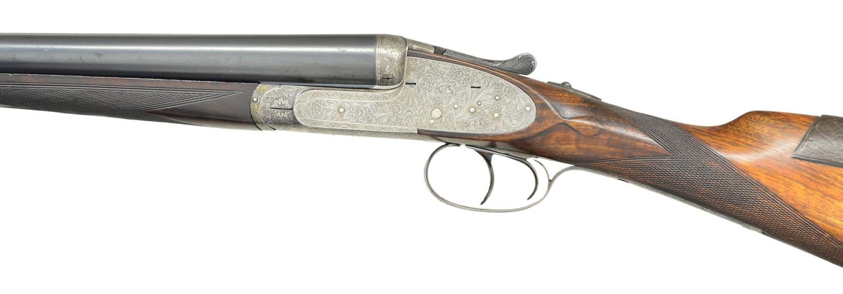 PRE-WAR VICTOR SARASQUETA SIDELOCK SHOTGUN.