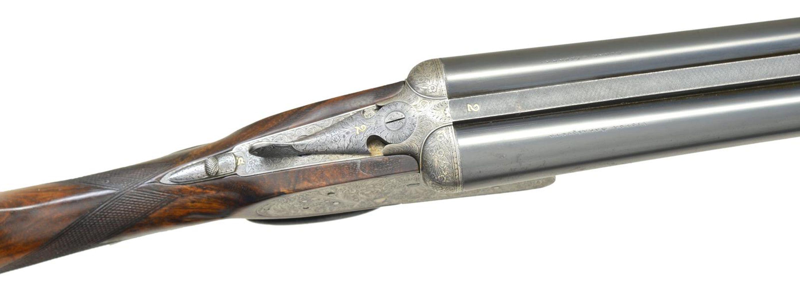 PRE-WAR VICTOR SARASQUETA SIDELOCK SHOTGUN.