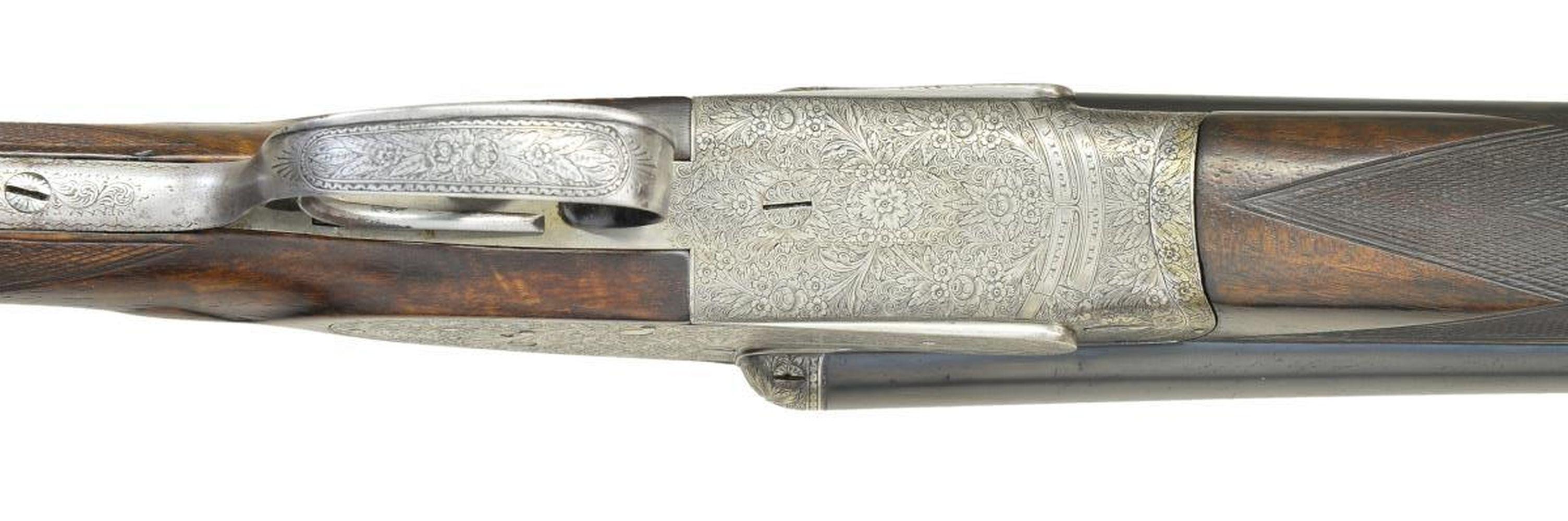 PRE-WAR VICTOR SARASQUETA SIDELOCK SHOTGUN.
