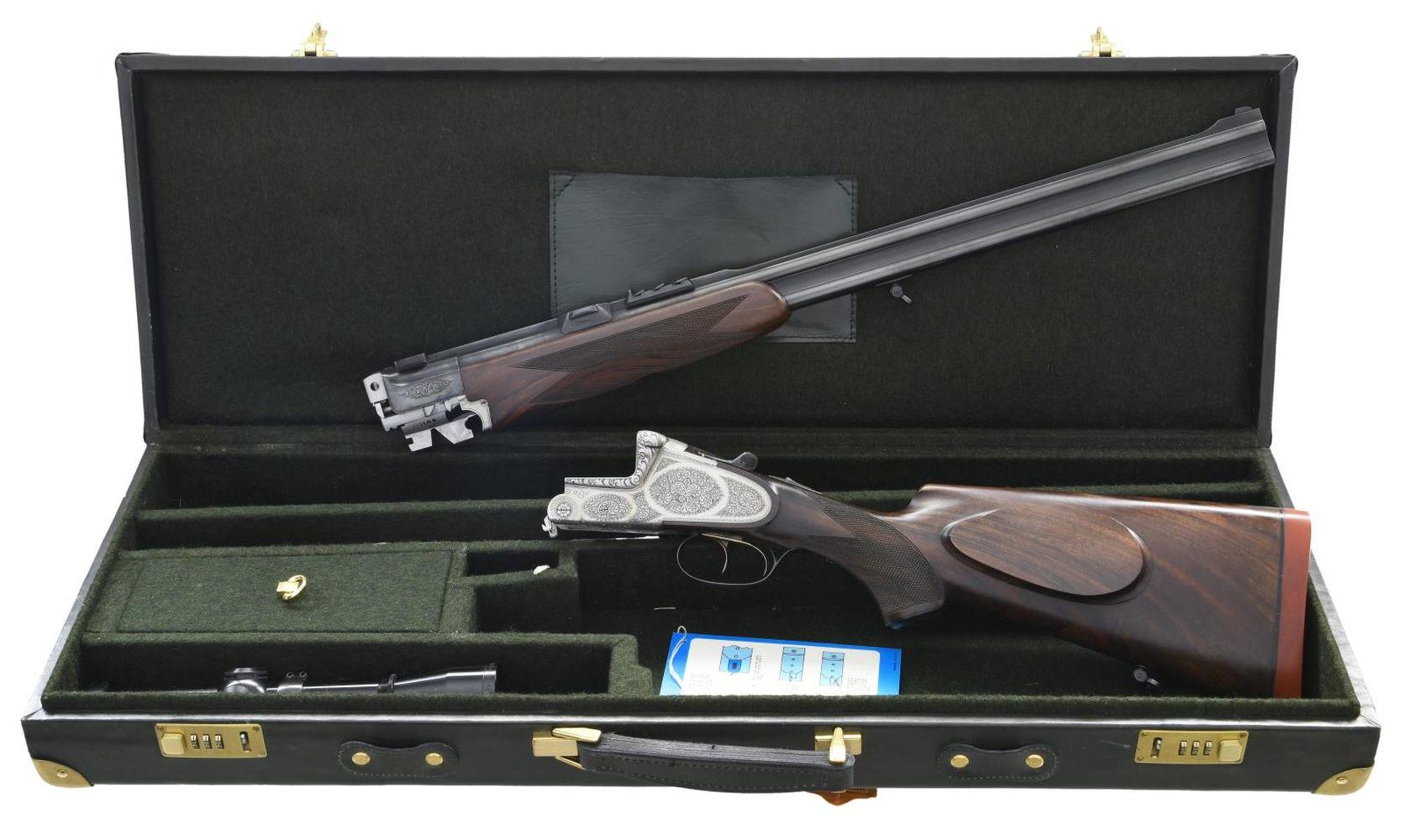F. W. HEYM MODEL 55 SIDELOCK EJECTOR O/U DOUBLE