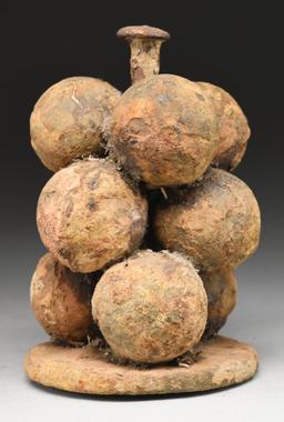 REVOLUTIONARY WAR PERIOD CANISTER OR GRAPESHOT.
